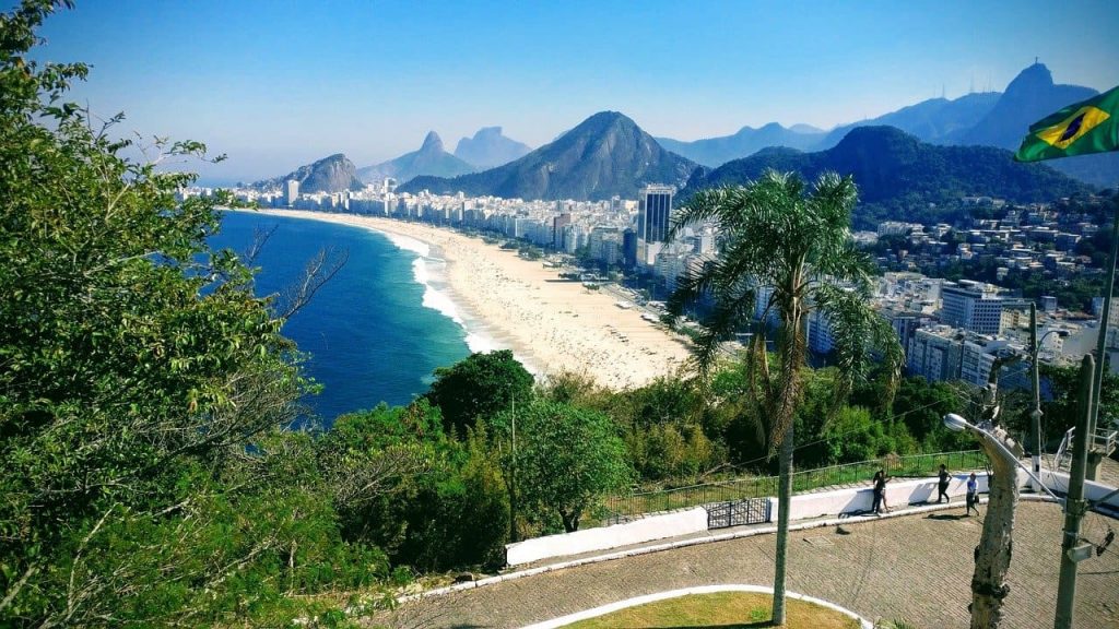 Brazil coastline