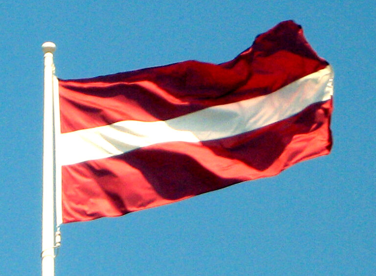 Flag Of Latvia 768x565 