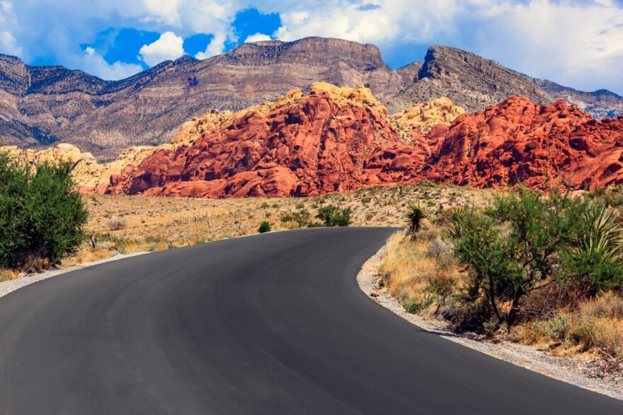 red rock scenic byway road