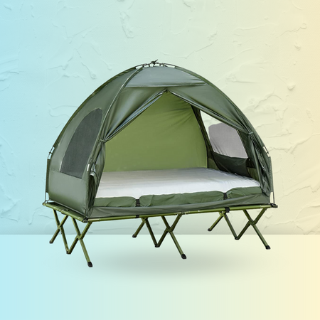 Outsunny 2-Person Folding Camping Cot